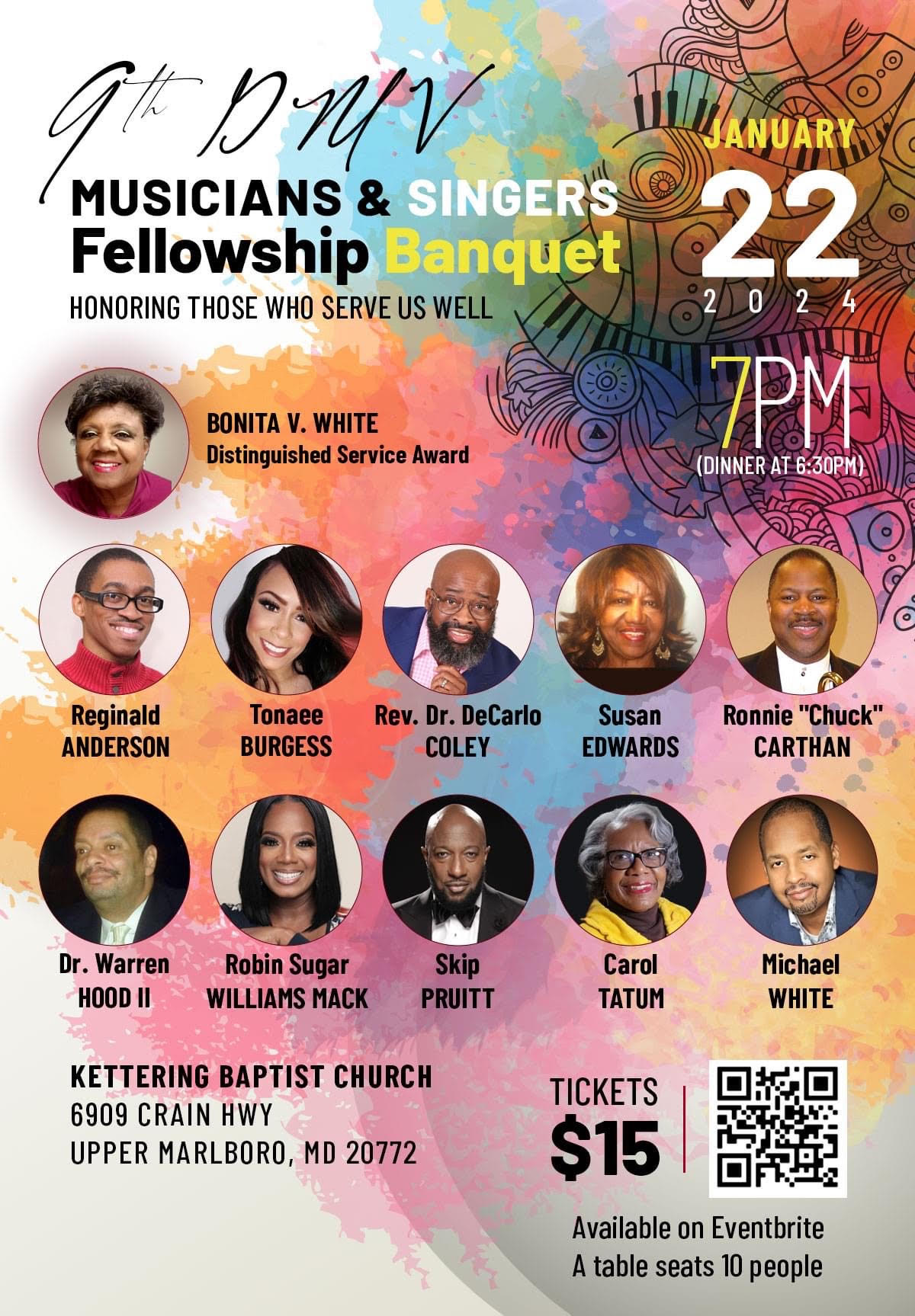 DMV Musician And Singers Fellowship Rolls Out 2024 Honorees   Musicians And Singers Fellowship 